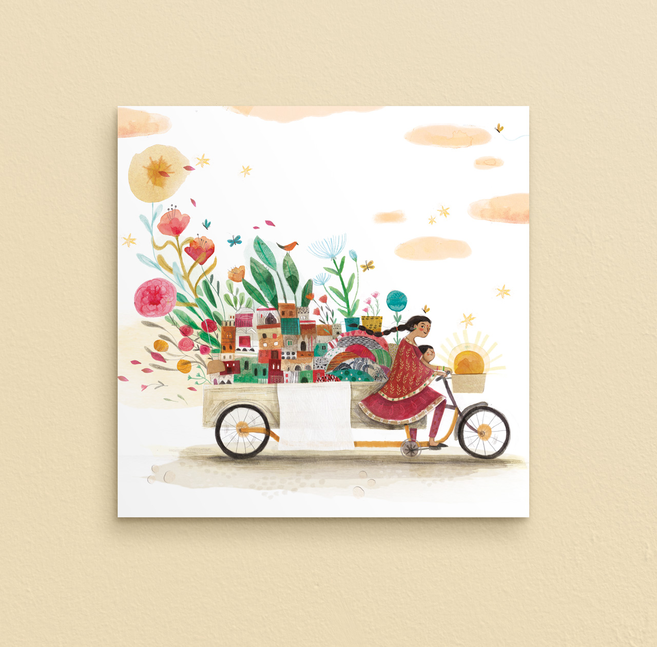 Illustrazione realizzata per gli eventi di care&share care to action a Milano